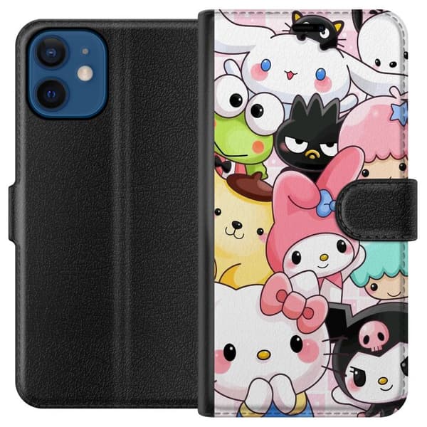 Apple iPhone 12 mini Tegnebogsetui Kawaii Sanrio Crew