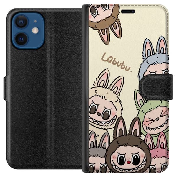 Apple iPhone 12 mini Tegnebogsetui Labubu Pastel Collection