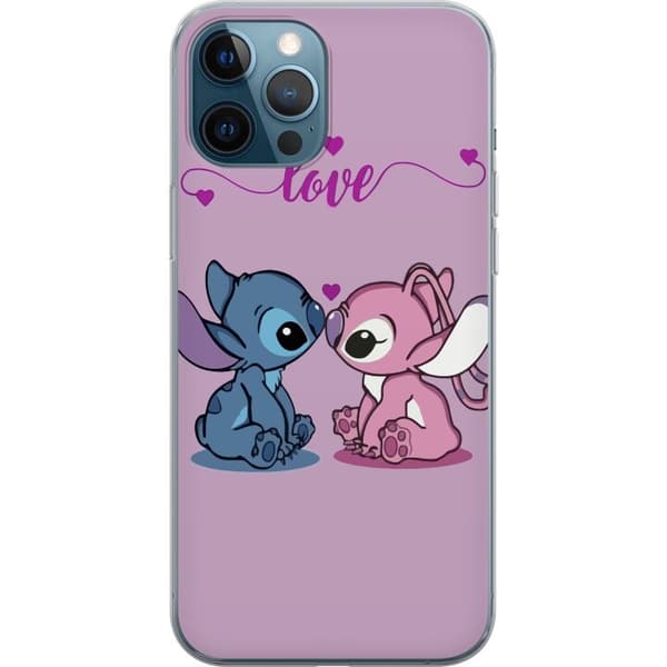 Apple iPhone 12 Pro Gjennomsiktig deksel Lilo & Stitch – Angel Edition