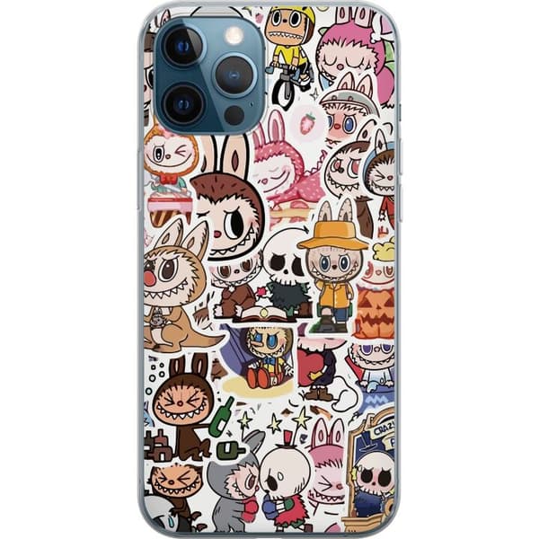 Apple iPhone 12 Pro Genomskinligt Skal Labubu All-Stars – POP MART Special