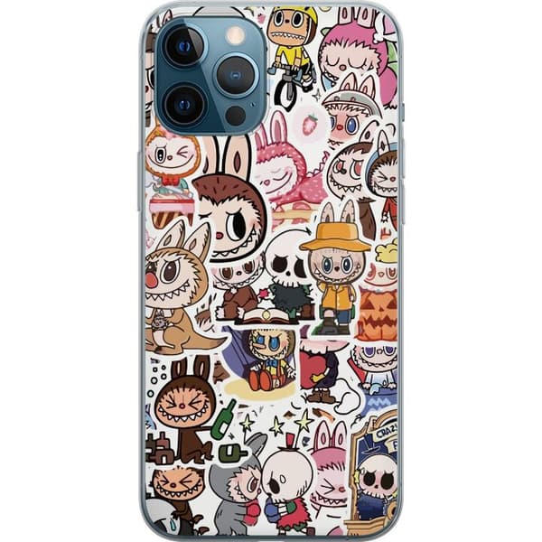 Apple iPhone 12 Pro Max Gjennomsiktig deksel Labubu All-Stars – POP MART Spesial