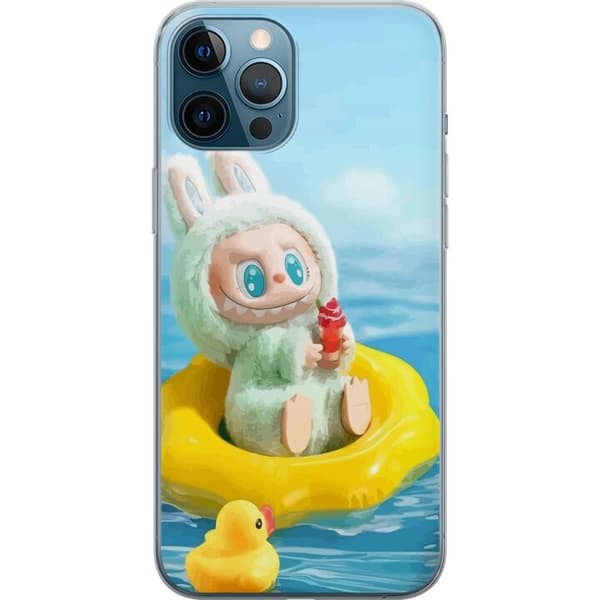 Apple iPhone 12 Pro Max Gjennomsiktig deksel Labubu Macaron-serien