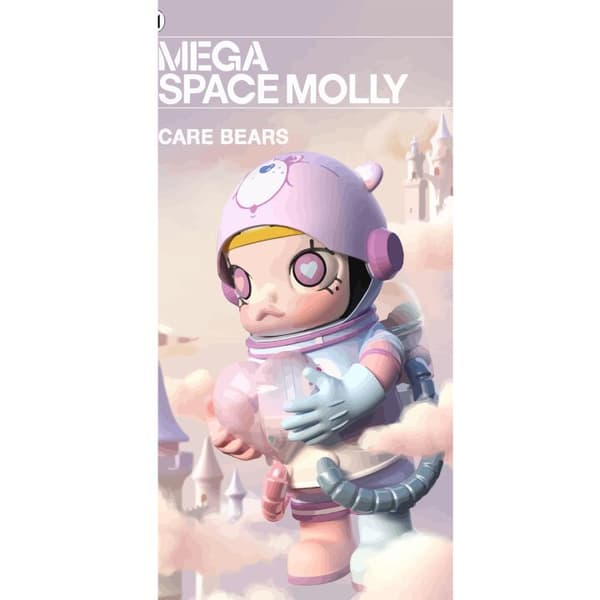 Apple iPhone 13 Pro Lommeboketui Mega Space Molly Care Bears Series - Share Bear Edition