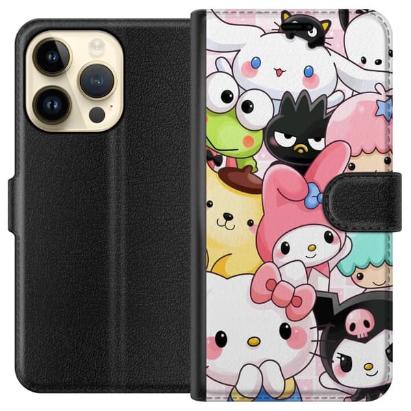 Apple iPhone 14 Pro Tegnebogsetui Kawaii Sanrio Crew
