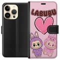 Miniatyrbillede 1 af 3: Apple iPhone 14 Pro Tegnebogsetui Labubu Pink Monster