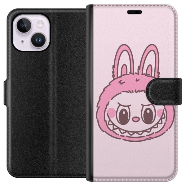 Apple iPhone 14 Plus Tegnebogsetui Labubu Dyrekreds Bunny Udgave