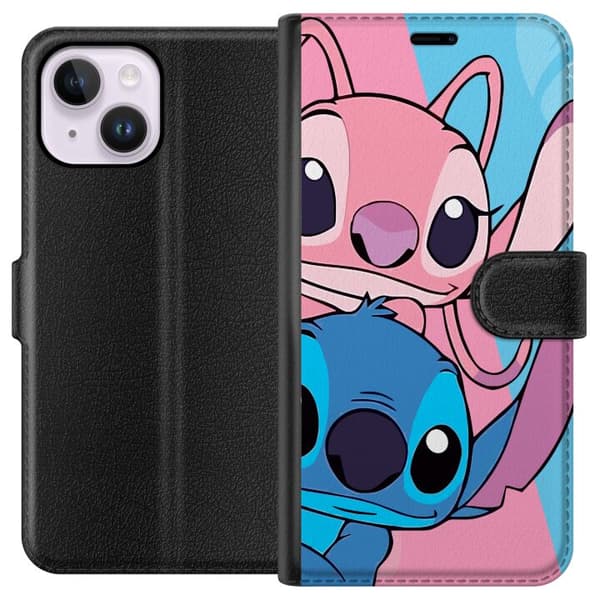 Apple iPhone 14 Plus Tegnebogsetui Stitch & Angel