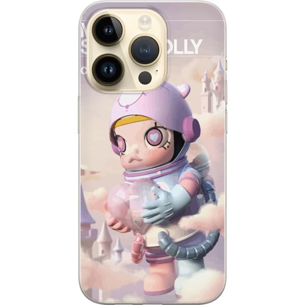 Apple iPhone 14 Pro Gjennomsiktig deksel Mega Space Molly Care Bears Series - Share Bear Edition