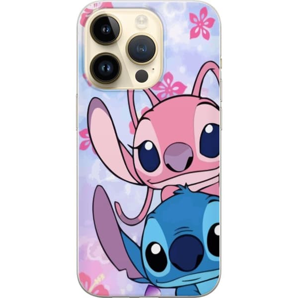 Apple iPhone 14 Pro Genomskinligt Skal Stitch & Angel