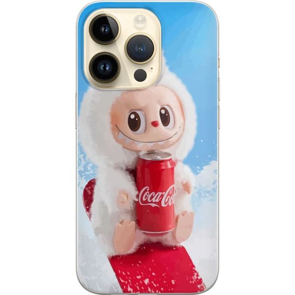 Apple iPhone 14 Pro Genomskinligt Skal Labubu Summer Edition