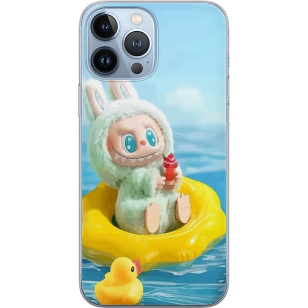 Apple iPhone 13 Pro Max Gjennomsiktig deksel Labubu Macaron-serien