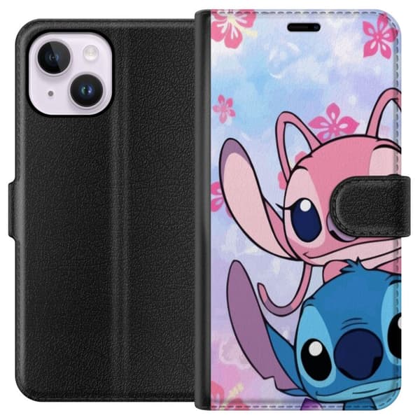 Apple iPhone 15 Plus Lommeboketui Stitch & Angel