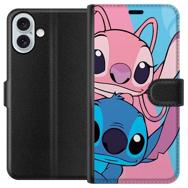 Apple iPhone 16 Plus Tegnebogsetui Stitch & Angel