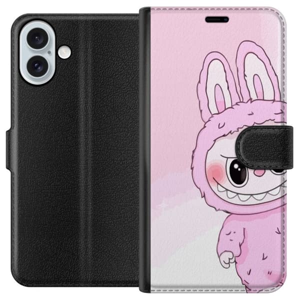 Apple iPhone 16 Plus Lompakkokotelo Labubu Jänis-sarja