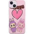 Miniatyrbilde 1 av 3: Apple iPhone 15 Plus Gjennomsiktig deksel Labubu Pink Monster