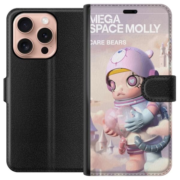 Apple iPhone 16 Pro Plånboksfodral Mega Space Molly Care Bears Series - Share Bear Edition