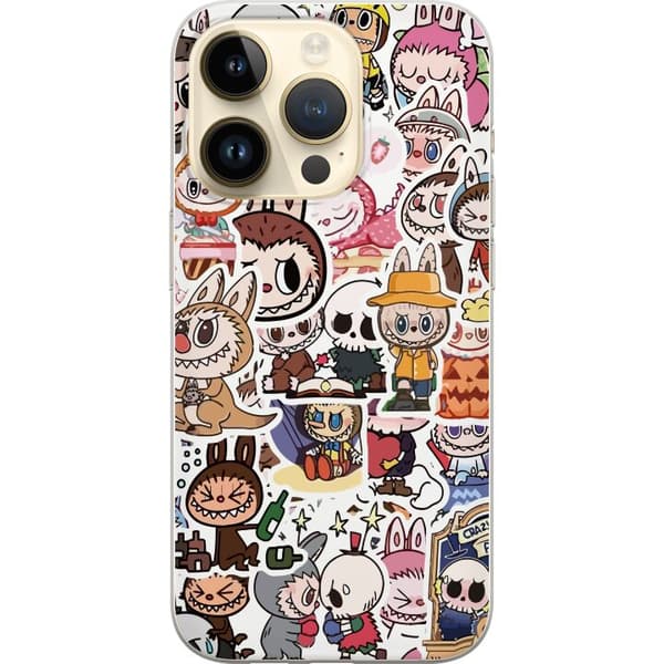 Apple iPhone 15 Pro Gennemsigtig cover Labubu All-Stars – POP MART Specialudgave