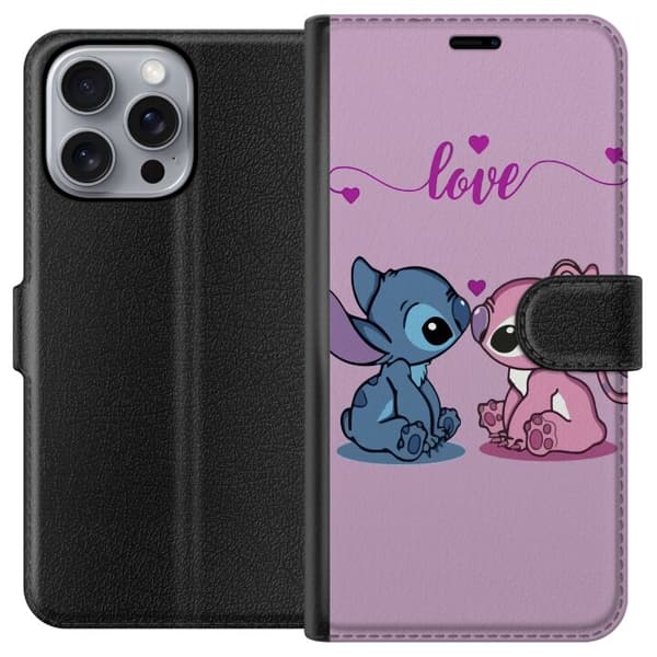 Apple iPhone 16 Pro Max Tegnebogsetui Lilo & Stitch – Angel Edition