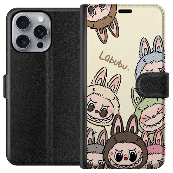 Apple iPhone 16 Pro Max Lompakkokotelo Labubu Pastel Collection