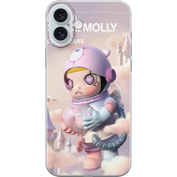Apple iPhone 16 Plus Läpinäkyvä kuori Mega Space Molly Care Bears Series - Share Bear Edition