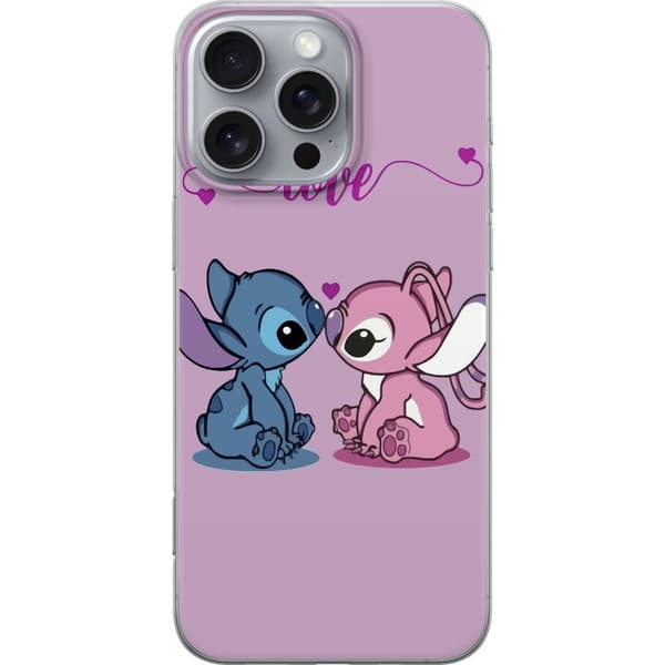 Apple iPhone 16 Pro Max Läpinäkyvä kuori Lilo & Stitch – Angel Edition