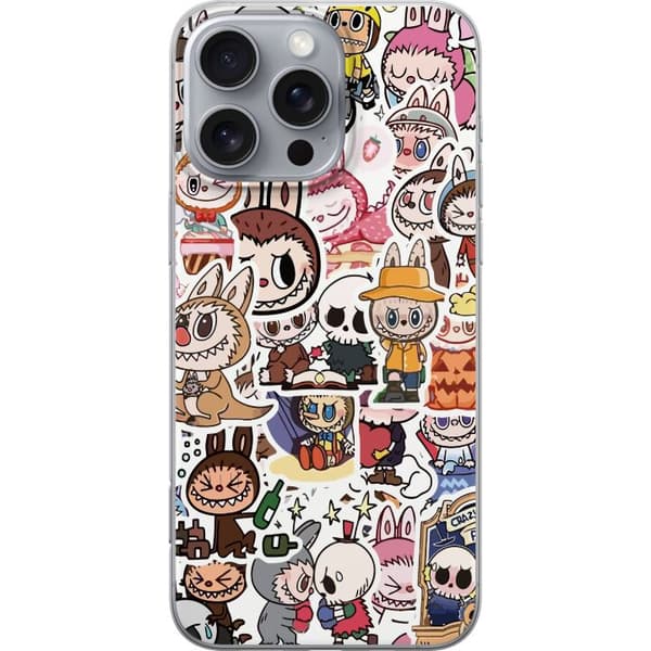 Apple iPhone 16 Pro Max Gennemsigtig cover Labubu All-Stars – POP MART Specialudgave