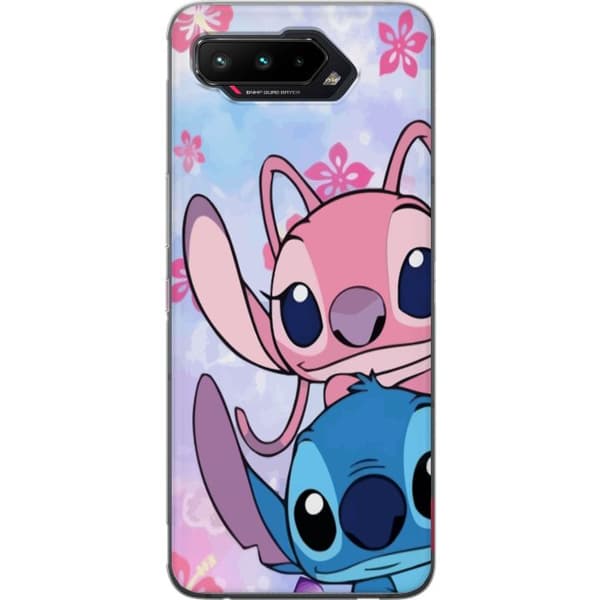 Asus ROG Phone 5 Gennemsigtig cover Stitch & Angel