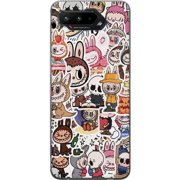 Asus ROG Phone 5 Gennemsigtig cover Labubu All-Stars – POP MART Specialudgave
