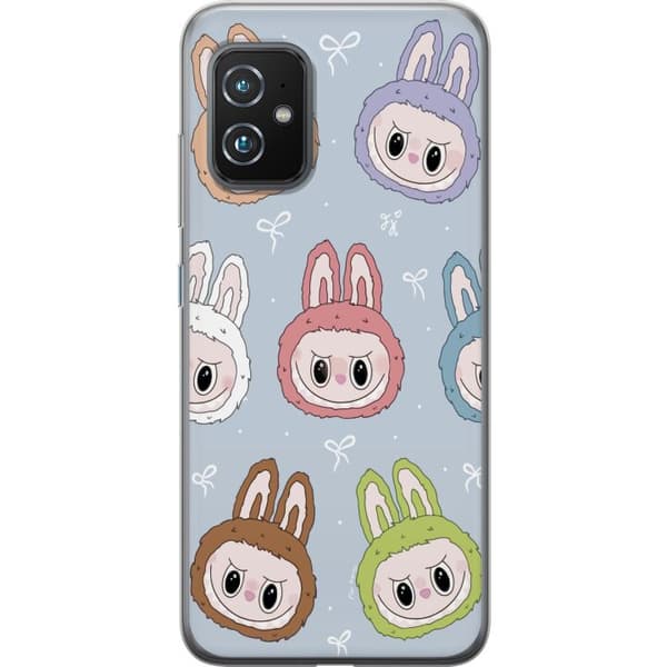 Asus Zenfone 8 Gennemsigtig cover Pastel Labubu