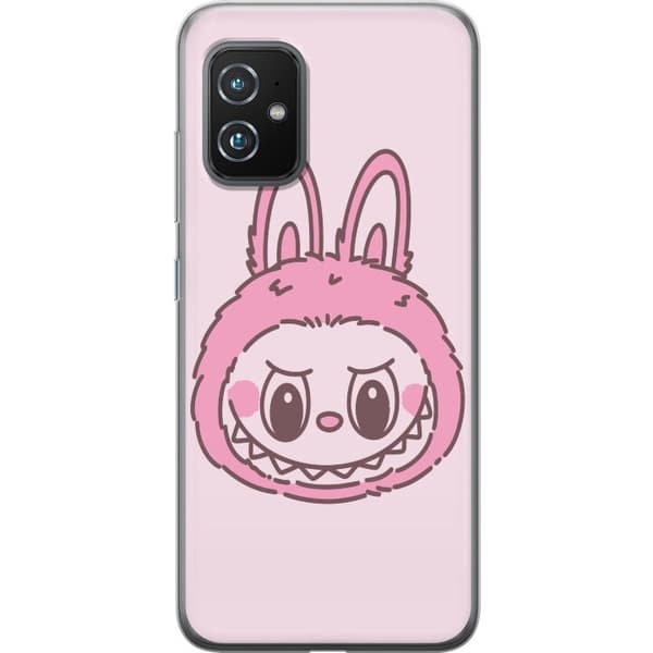 Asus Zenfone 8 Läpinäkyvä kuori Labubu Eläinradan Bunny-versio
