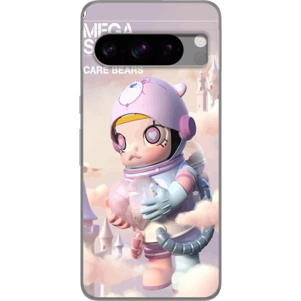 Google Pixel 8 Pro Gjennomsiktig deksel Mega Space Molly Care Bears Series - Share Bear Edition