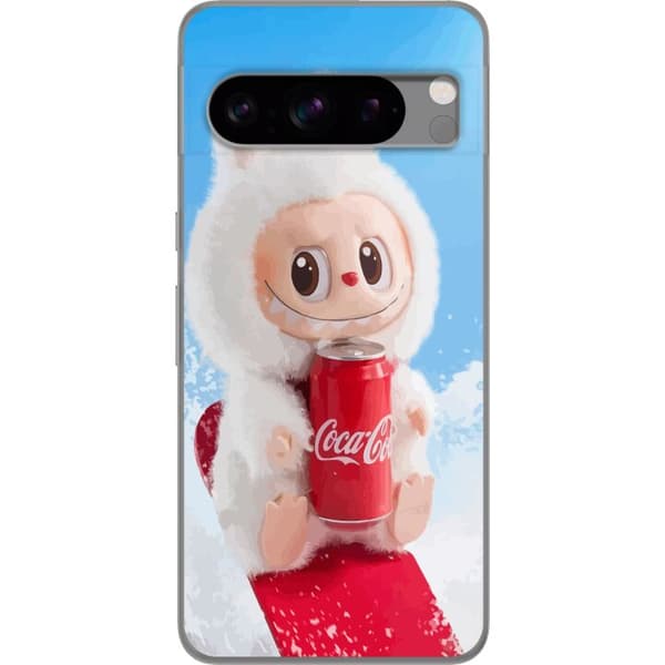 Google Pixel 8 Pro Genomskinligt Skal Labubu Summer Edition