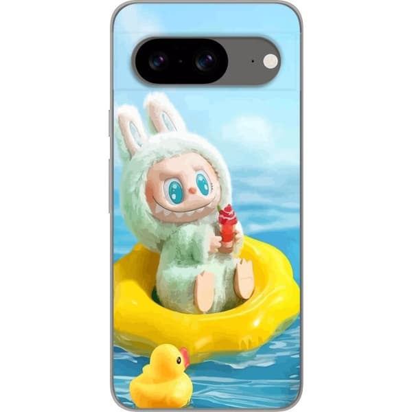 Google Pixel 8 Läpinäkyvä kuori Labubu Macaron-sarja