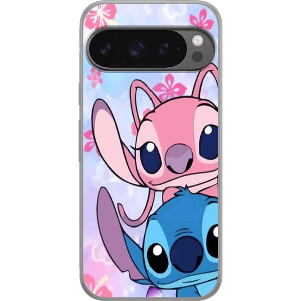 Google Pixel 9 Pro XL Gennemsigtig cover Stitch & Angel