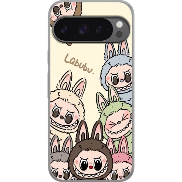 Google Pixel 9 Pro XL Gennemsigtig cover Labubu Pastel Collection