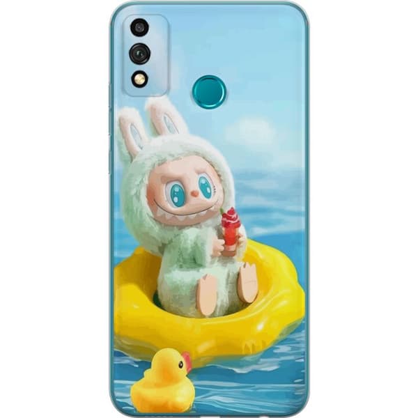 Honor 9X Lite Gennemsigtig cover Labubu Macaron-serie
