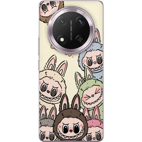 Honor Magic7 Lite Gennemsigtig cover Labubu Pastel Collection