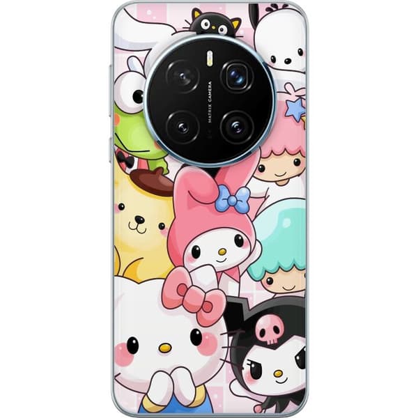 Honor Magic7 Pro Läpinäkyvä kuori Kawaii Sanrio Crew