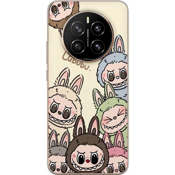 Honor Magic7 Gennemsigtig cover Labubu Pastel Collection