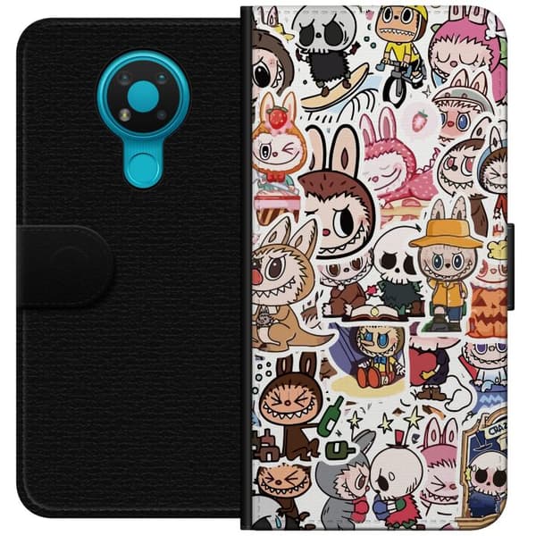 Nokia 3.4 Lommeboketui Labubu All-Stars – POP MART Spesial