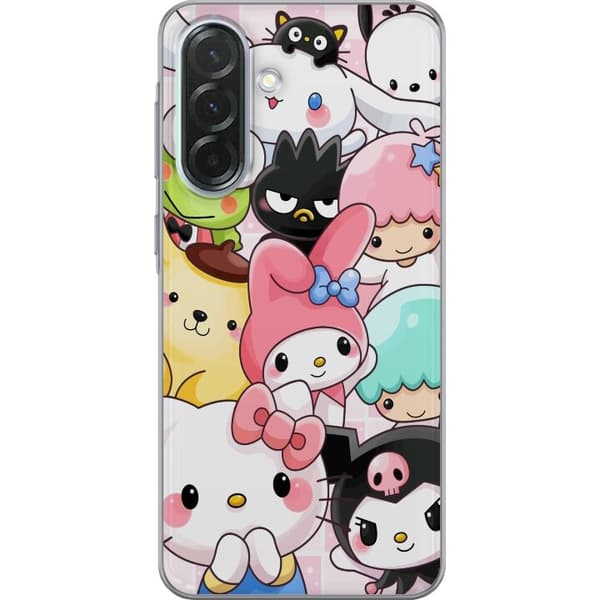 Samsung Galaxy A36 Läpinäkyvä kuori Kawaii Sanrio Crew