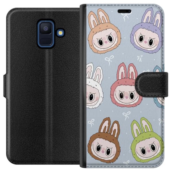 Samsung Galaxy A6 (2018) Tegnebogsetui Pastel Labubu