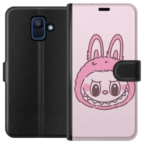 Samsung Galaxy A6 (2018) Lompakkokotelo Labubu Eläinradan Bunny-versio
