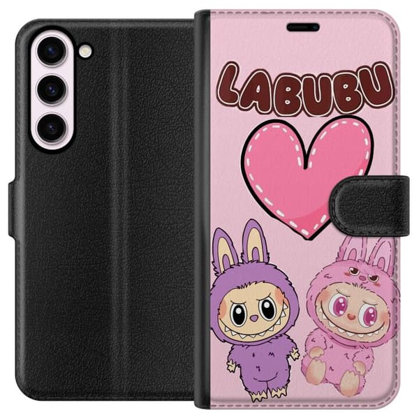 Samsung Galaxy S23+ Tegnebogsetui Labubu Pink Monster