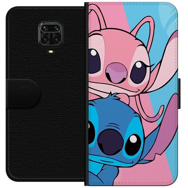 Xiaomi Redmi Note 9 Pro Lompakkokotelo Stitch & Angel