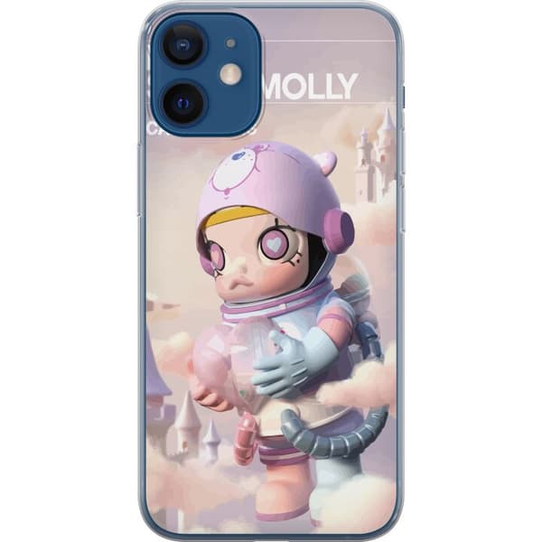 Apple iPhone 12 mini Gjennomsiktig deksel Mega Space Molly Care Bears Series - Share Bear Edition