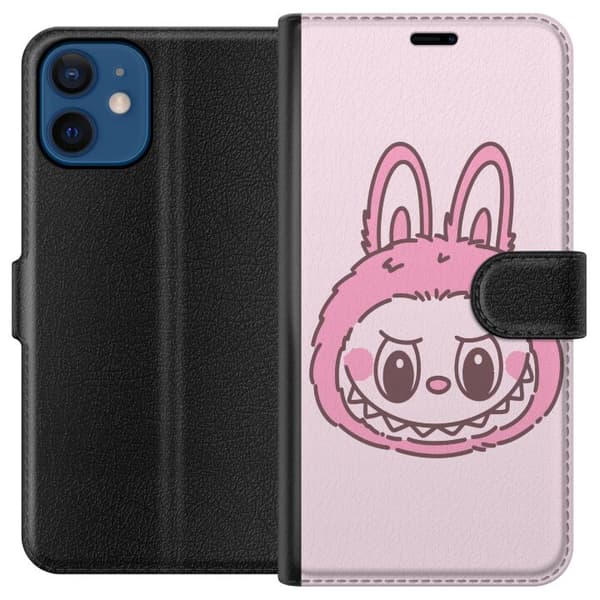 Apple iPhone 12  Tegnebogsetui Labubu Dyrekreds Bunny Udgave