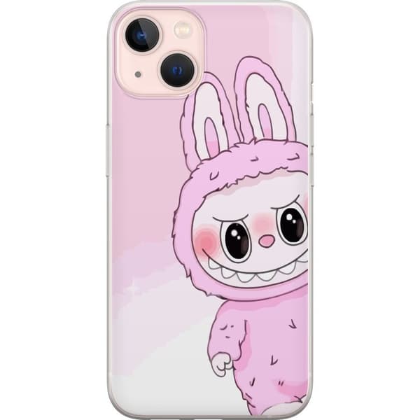 Apple iPhone 13 Genomskinligt Skal Labubu Bunny Series
