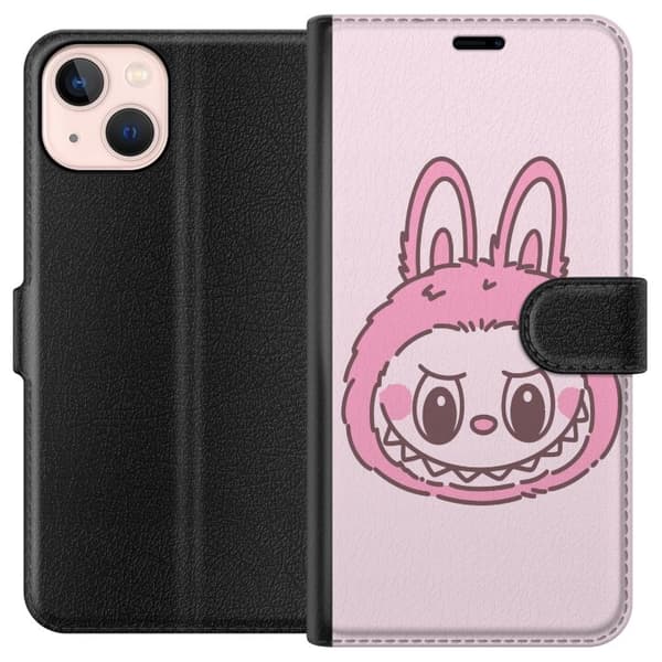 Apple iPhone 13 mini Lommeboketui Labubu Dyrekretsbunnyutgave