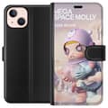 Miniatyrbillede 1 af 3: Apple iPhone 13 Tegnebogsetui Mega Space Molly Care Bears Series - Share Bear Edition